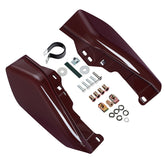 HR3 Billiard-Burgundy Mid-Frame Air Deflectors For Harley Touring and Trike Models 09-24